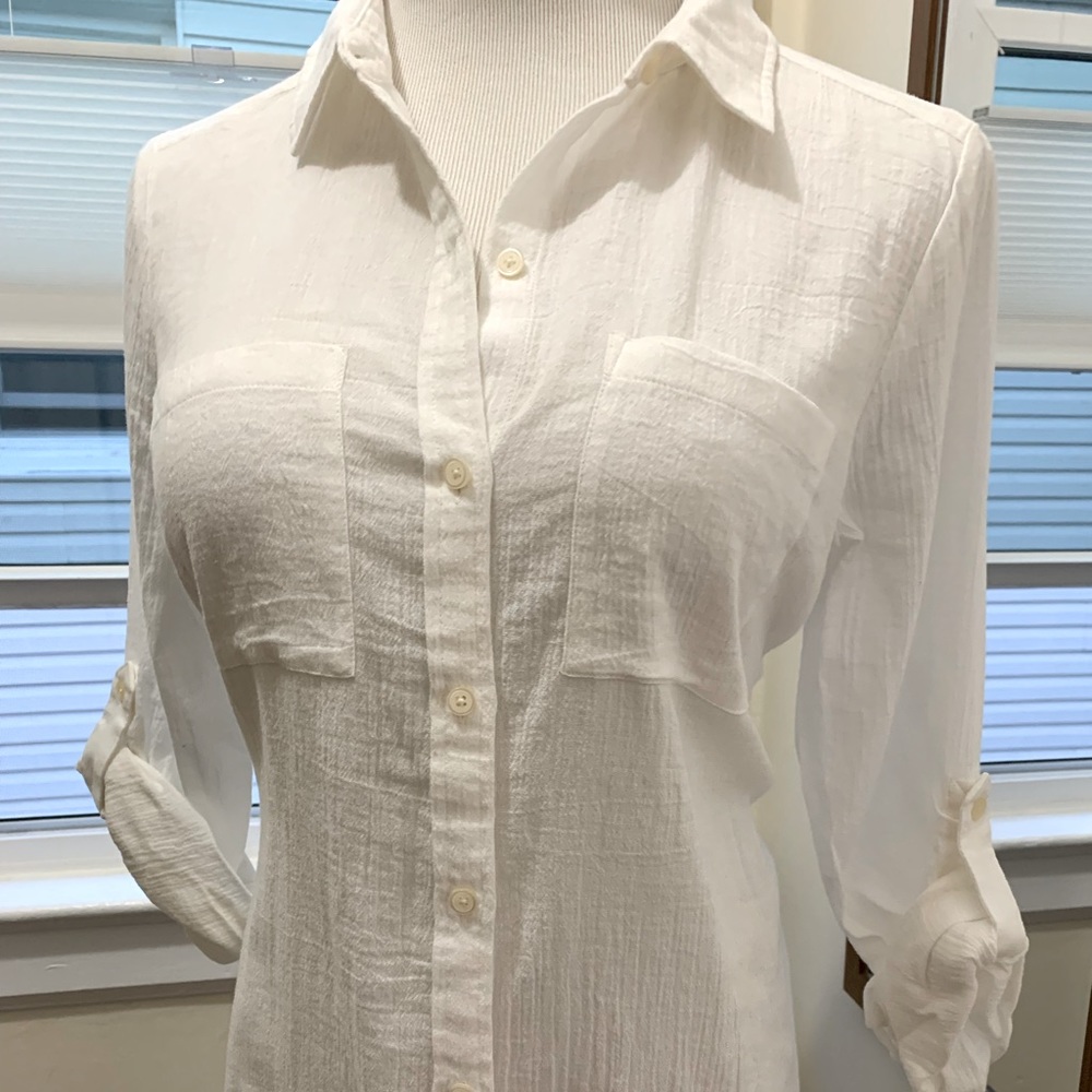 Loft white brand new  blouse